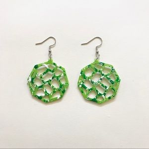 3D printed Handmade Earrings | Abstract design
